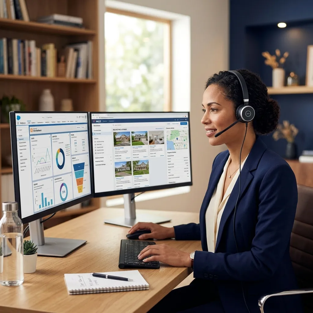Dedicated real estate VA managing CRM and MLS systems